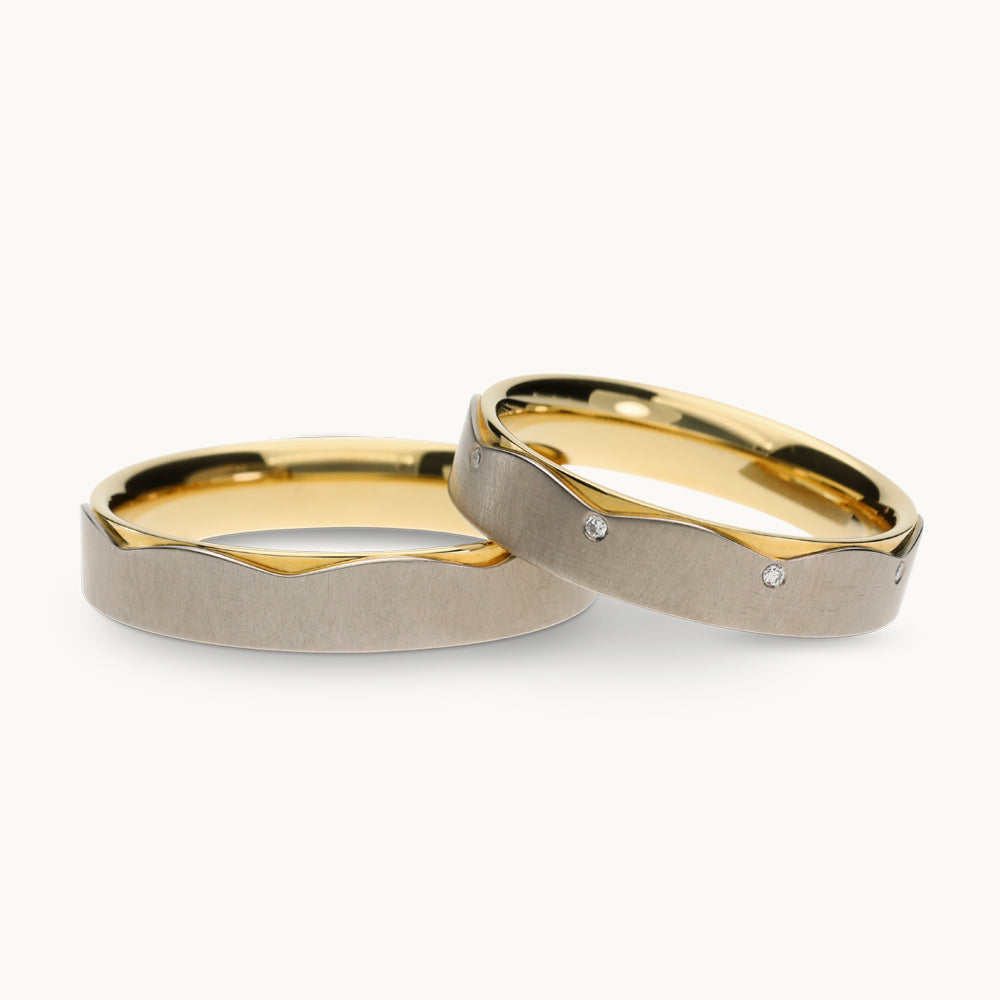 Essentials Ehering - Set 31422, 750 Gold