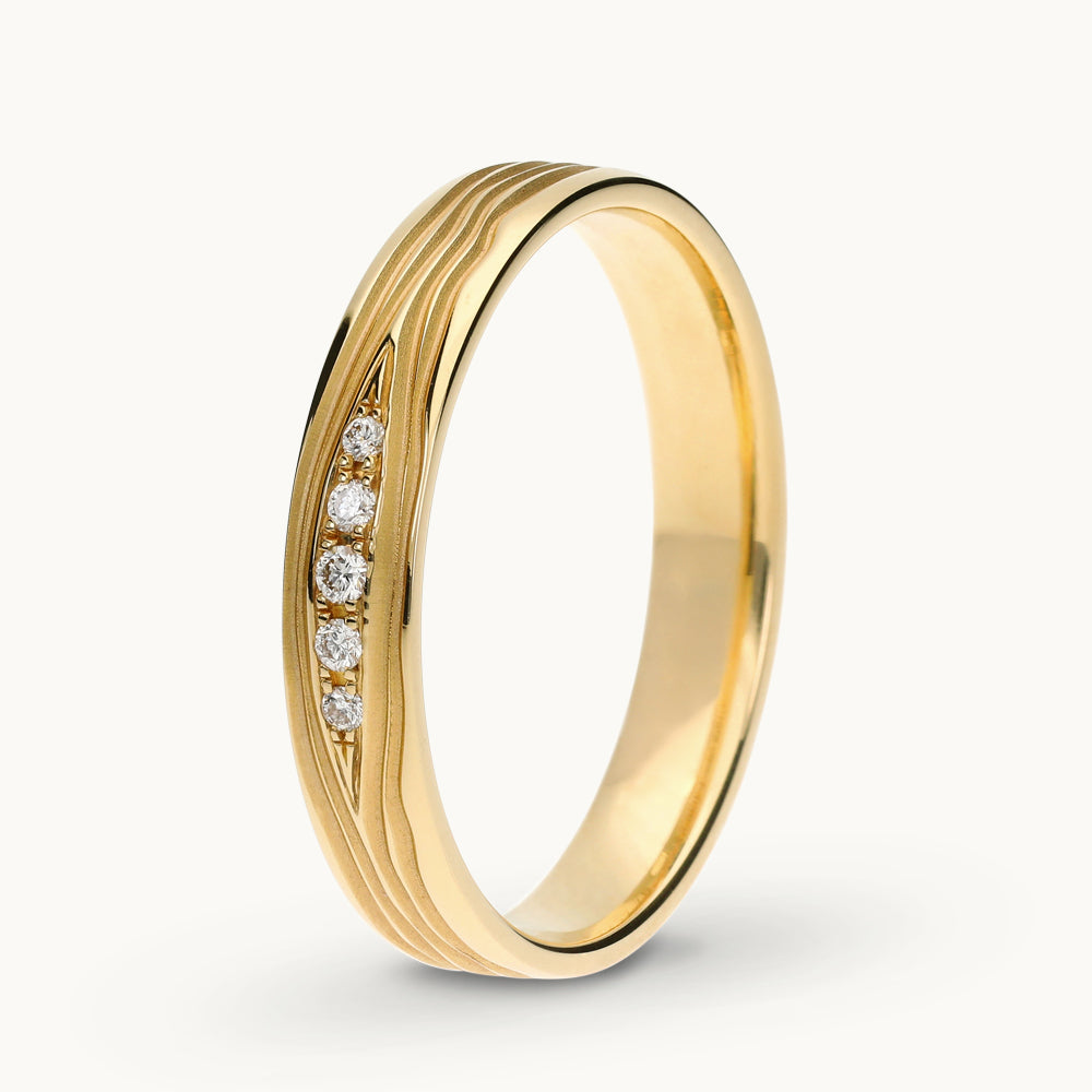 Essentials Ehering - Set 28709, 750 Gold