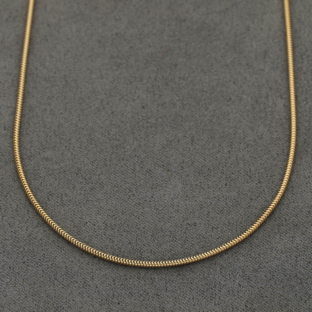 Schlangenkette 1,2mm, 42cm, 750 Gelbgold