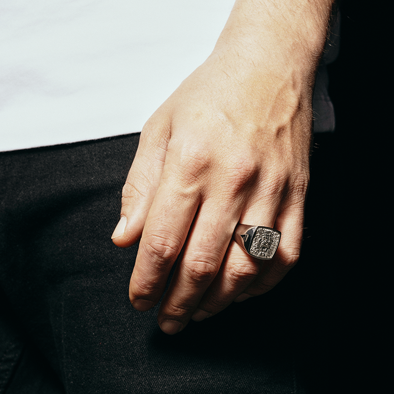 TYPAR x LION TAG Silber