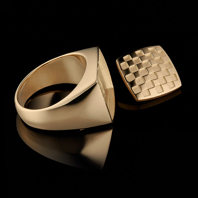 TYPAR x CHECKERED TAG Gold