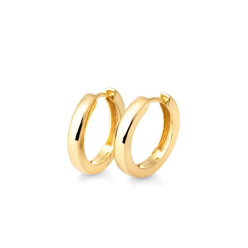 Ohrschmuck Creole 15,50mm, Gelbgold