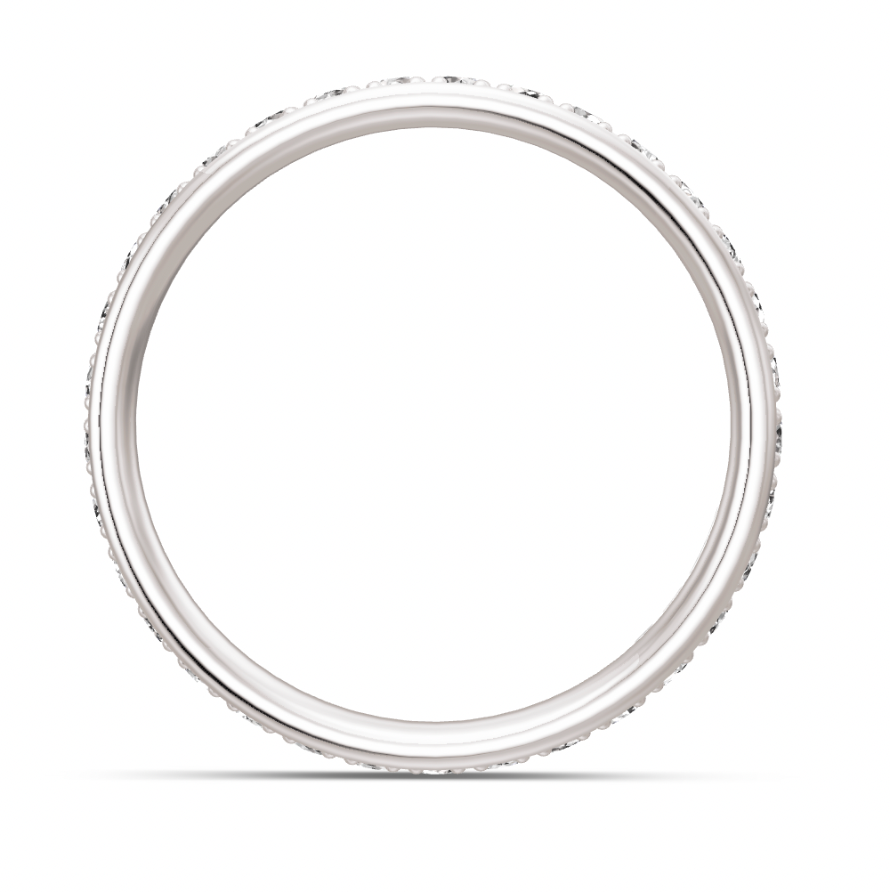 BREUNING Trauring mit Brillanten 0,66 ct., Platin