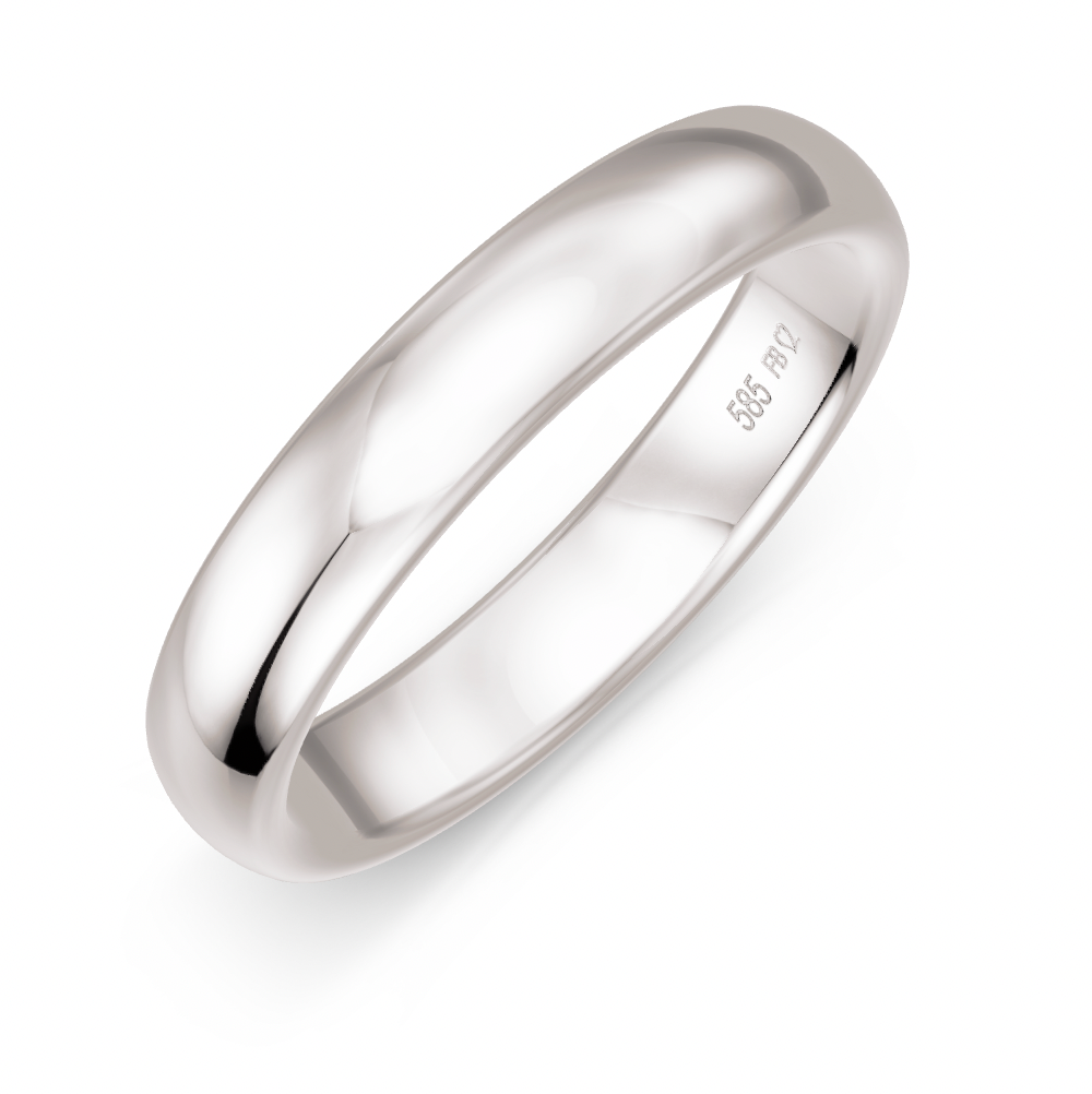 BREUNING Trauring lux 4 mm Breite, Platin