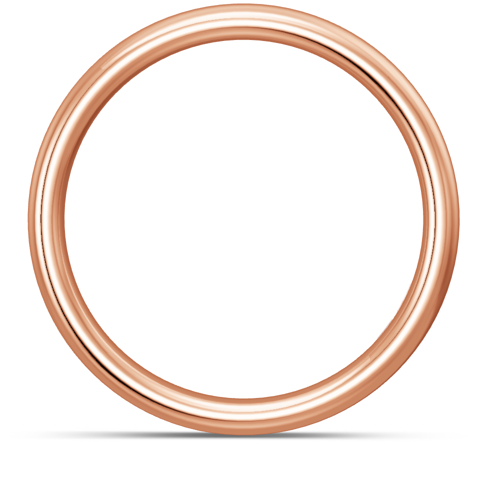 BREUNING Trauring lux 4 mm Breite, Rotgold