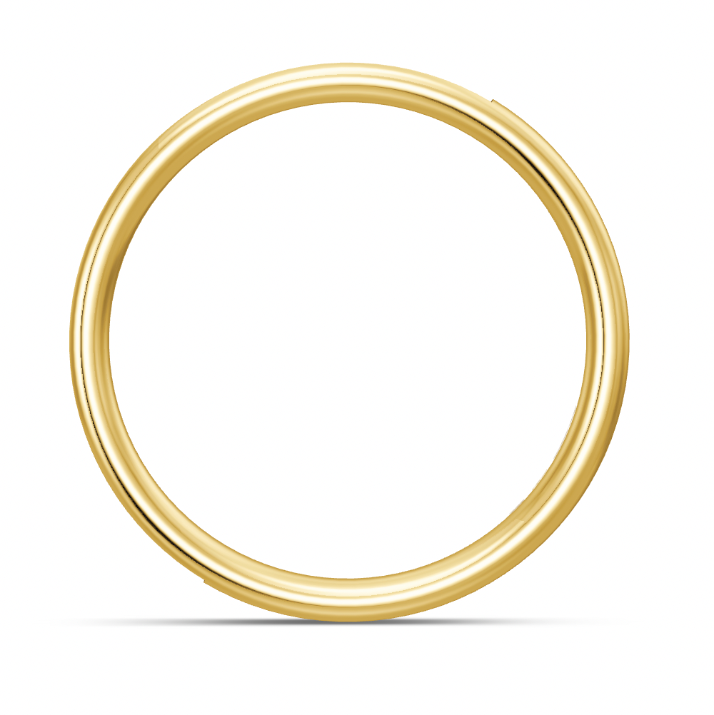 BREUNING Trauring mit Brillanten 0,24 ct., Gelbgold