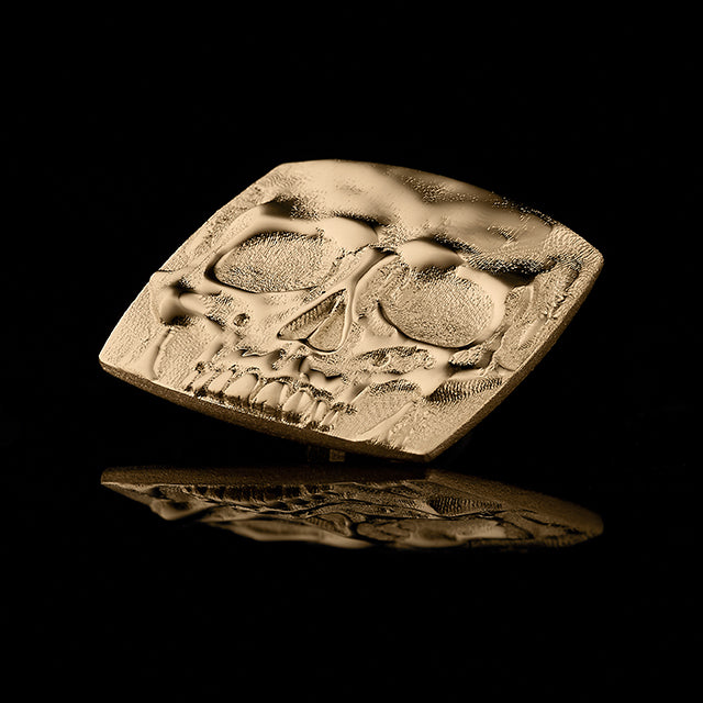 BIG SKULL TAG Gold