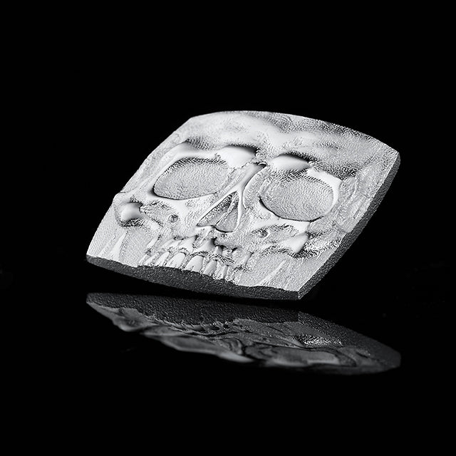 BIG SKULL TAG Silber