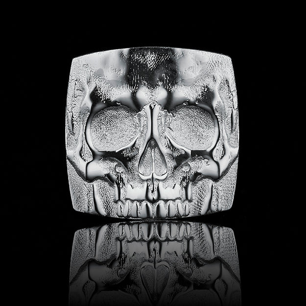 BIG SKULL TAG Silber