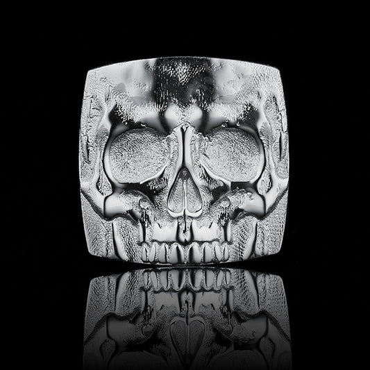 BIG SKULL TAG Silber