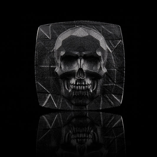 ONYX SKULL TAG Silber