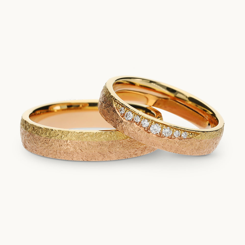 Essentials Ehering - Set 28689, 585 Gold