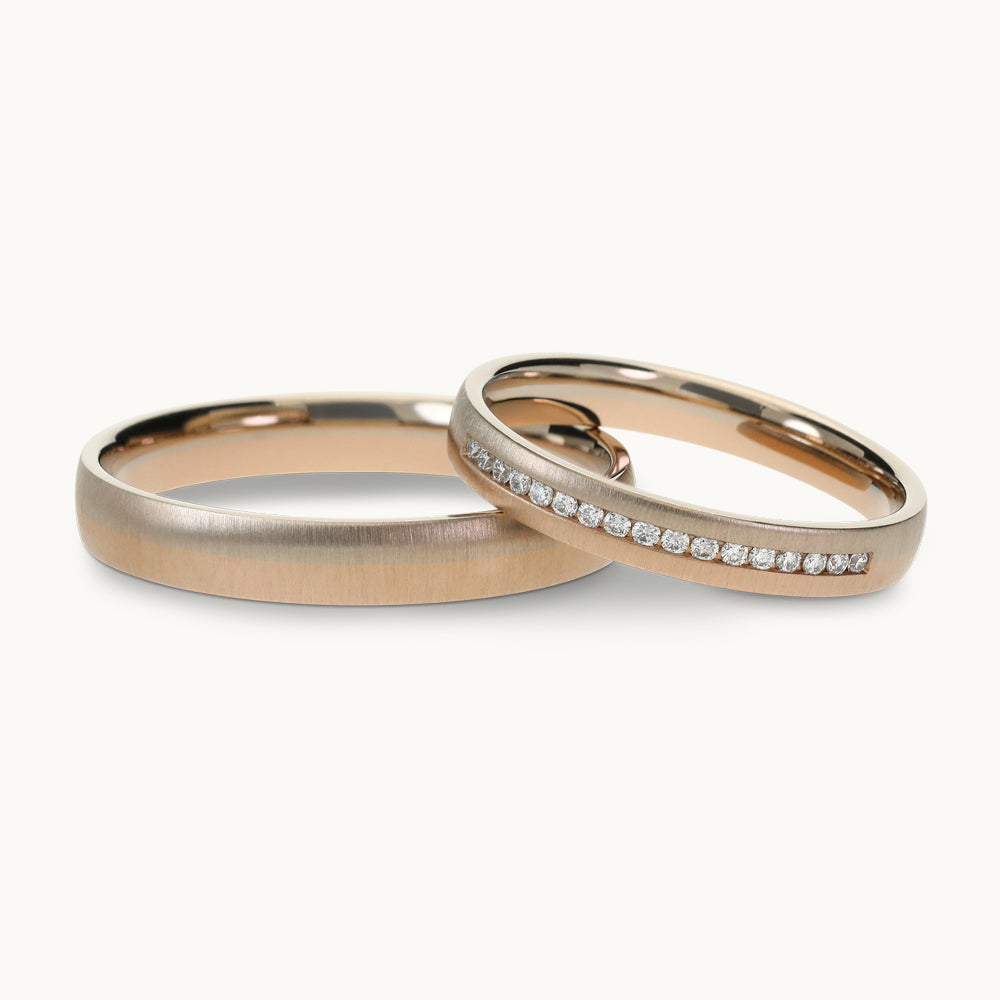 Essentials Ehering - Set 28726, 585 Gold