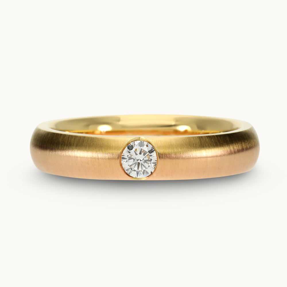 Essentials Ehering - Set 28790, 585 Gold