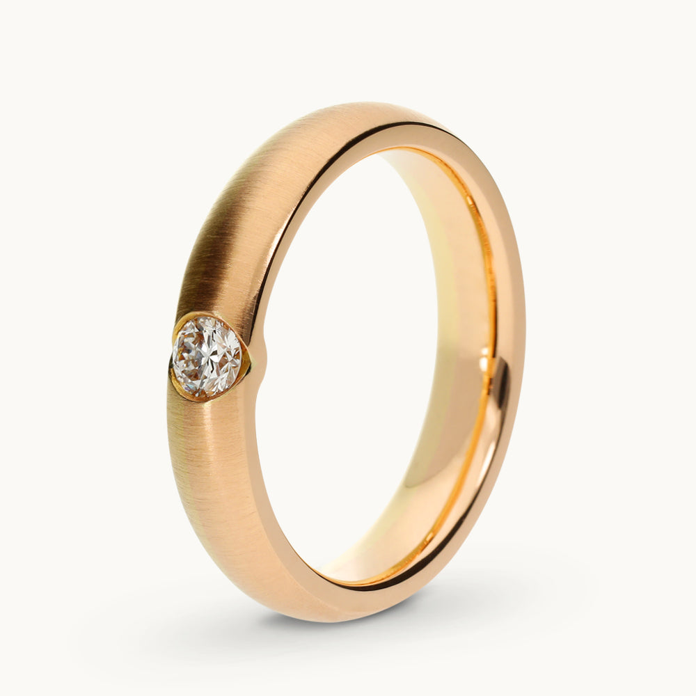 Essentials Ehering - Set 28790, 585 Gold