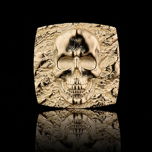 SKULL TAG Gold