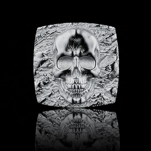 SKULL TAG Silber