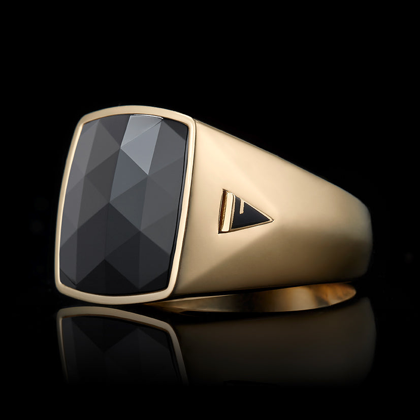 TYPAR x ICON CUT ONYX TAG Gold
