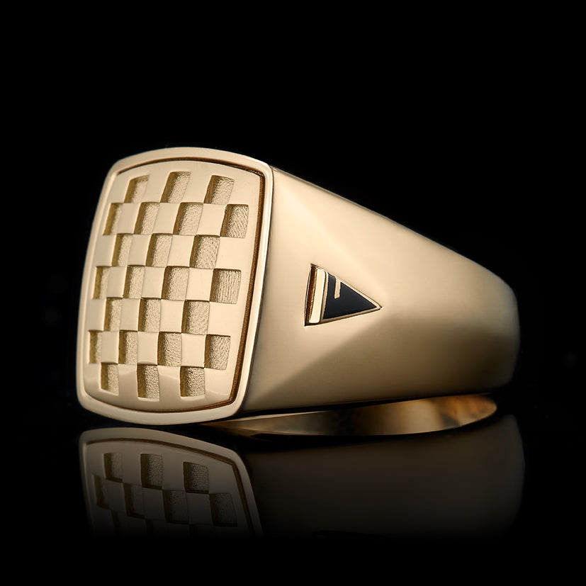 TYPAR x CHECKERED TAG Gold
