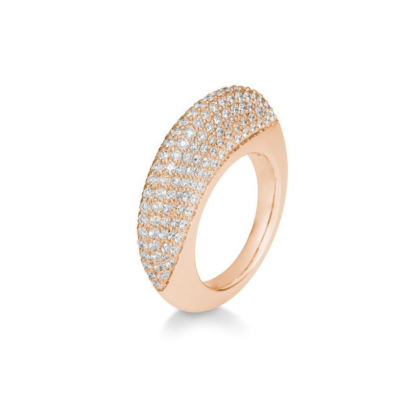 Luxury Ring mit Brillanten 2,278 ct., Rotgold