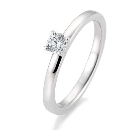 Verlobungsring mit einem Brillanten 0,25 ct., Platin