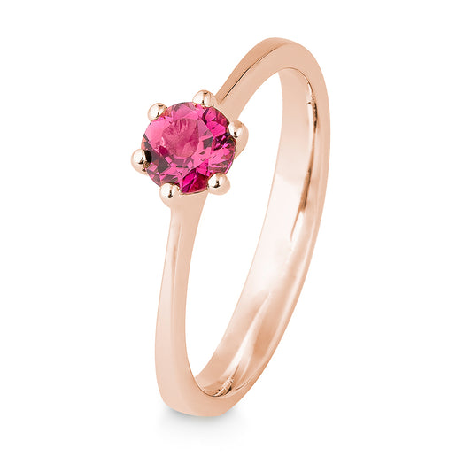 Ring mit einem Turmalin, Rotgold