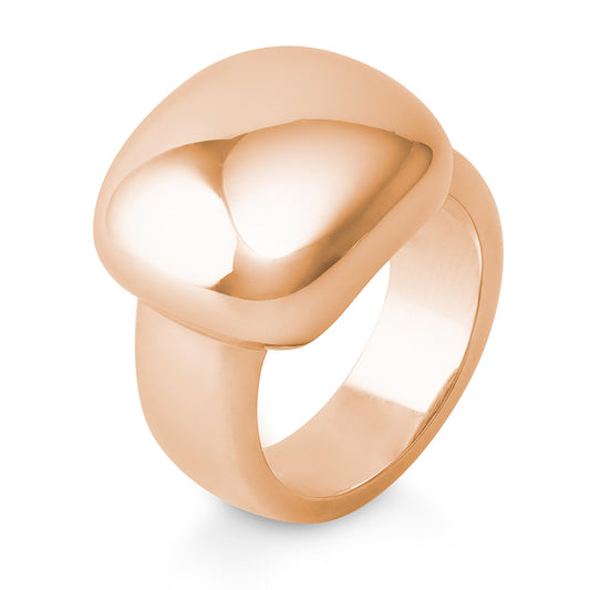 Luxury Ring, Rotgold, 750 Gold, Größe 65