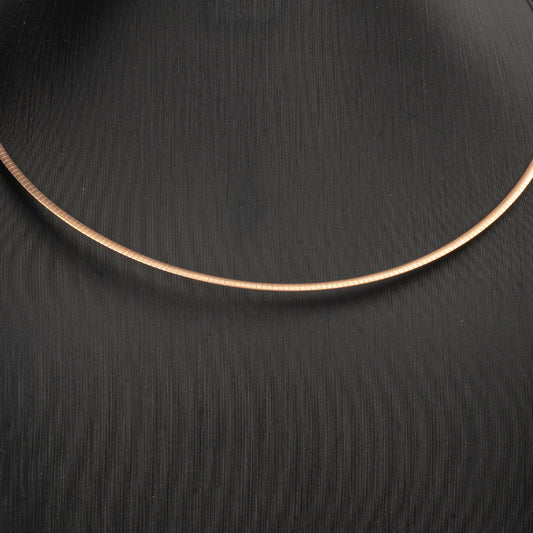 Collier, Weißgold/Rotgold